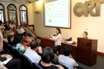 Carolina Bellora y Gonzalo Icasuriaga Ciclo de Charlas de Management y Negocios de la Universidad ORT Uruguay.