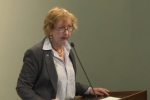 Denise Cook Conferencia de la Licenciatura en Estudios Internacionales de la Universidad ORT Uruguay.