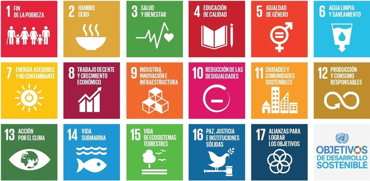 *Objetivos de Desarrollo Sostenible de las Naciones Unidas. Fuente: ONU / Trollbäck + Company*