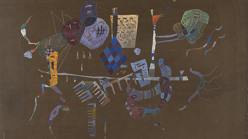 *Fundación-Colección Thyssen-Bornemisza - Al rededor de la línea - Wassily Kandinsky*
