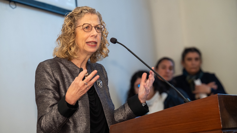 *Inger Andersen, MSc, en la Universidad ORT Uruguay*