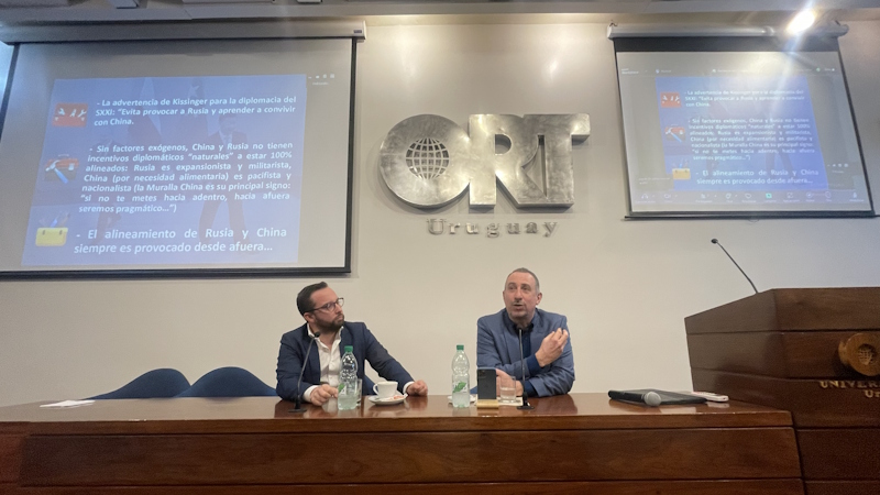 Dr. Nicol&aacute;s Albertoni y Lic. Andr&eacute;s Bancalari, MBA