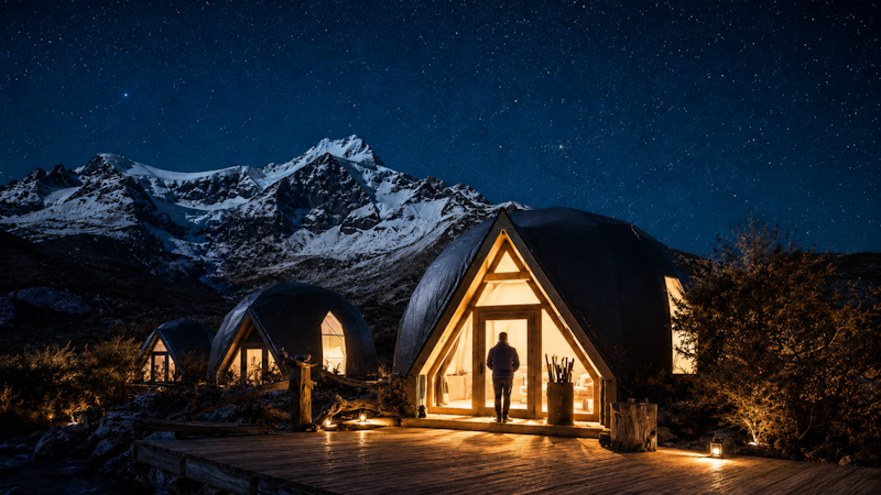 Origen del glamping