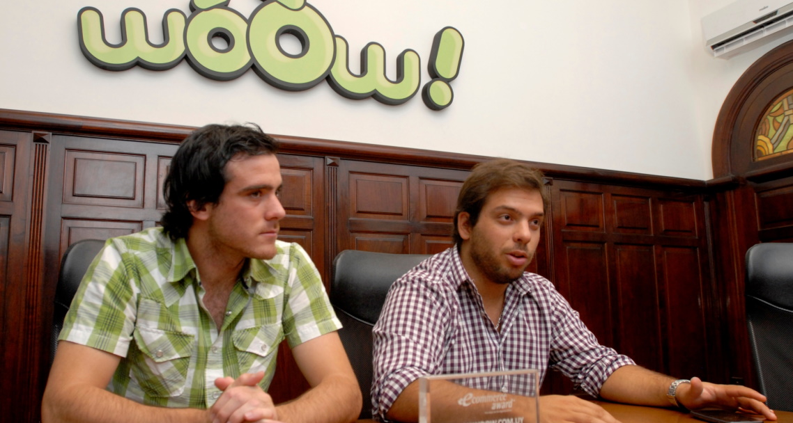 Leonardo Silveira y Martín Giura, fundadores de woOw