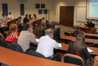 Cr. Eguia en la Universidad ORT Uruguay